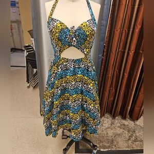 Pinup girl clothing Charles phoenix calypso castaway dress size L